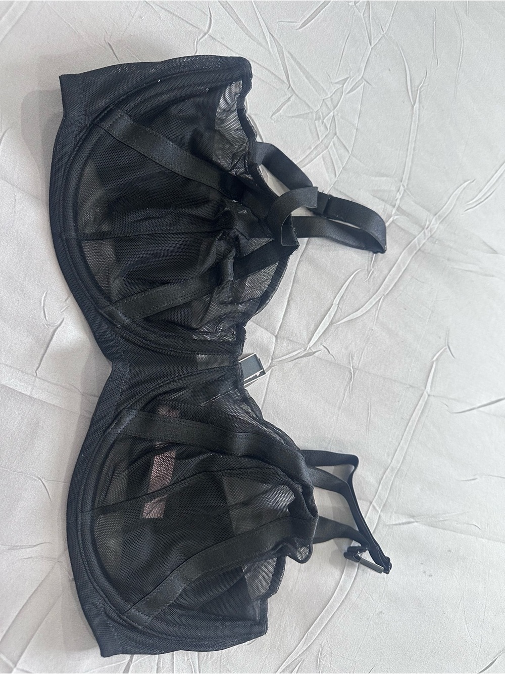 Victoria's Secret Black Sheer Underwire Bra